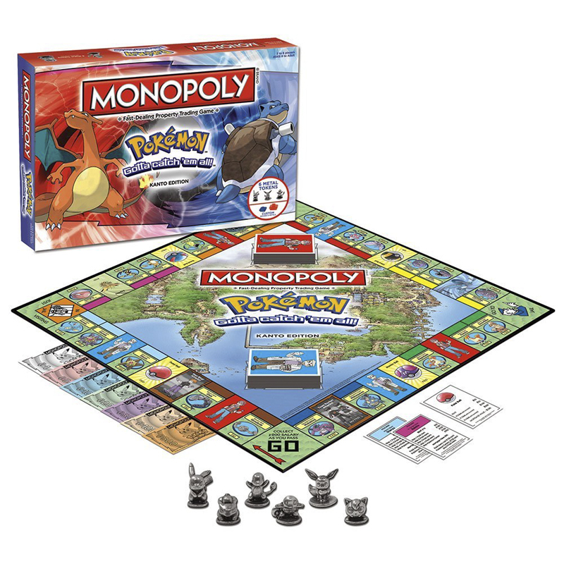 Board Game Catan - MONOPOLY Pokemon Board Game Cards Pikachus
