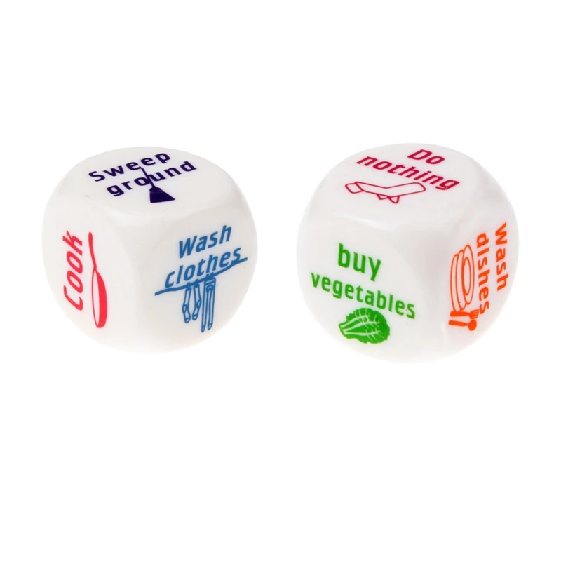 Board Game For Couple - 2 Pieces 20mm Dice Game Toy