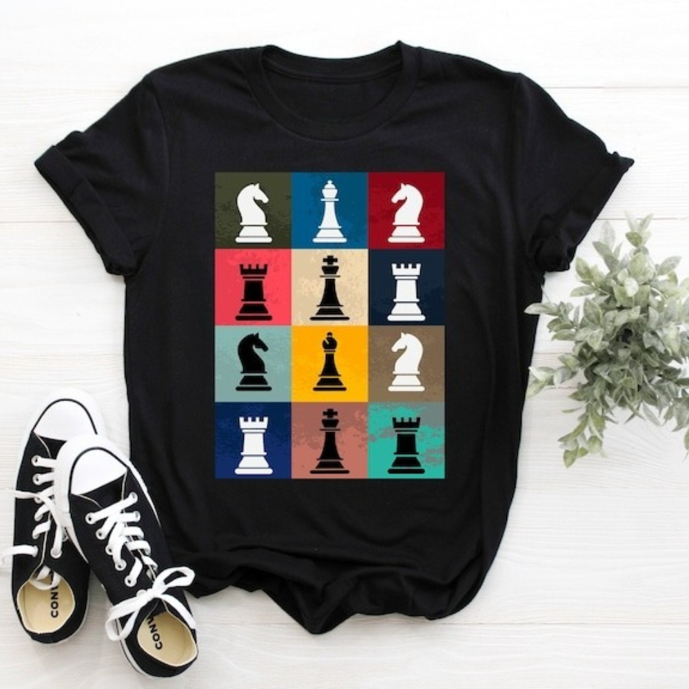 Board Game Queen - Vintage Chess Lover T-shirt Chess Pawn