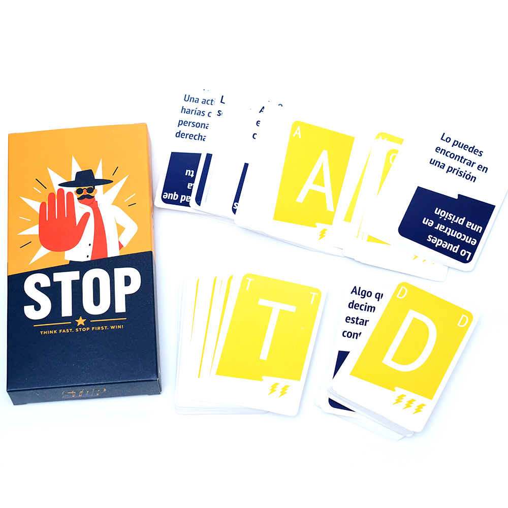 Board Game Quiz - Spanish-Language Bestselling Card Game STOP Fast