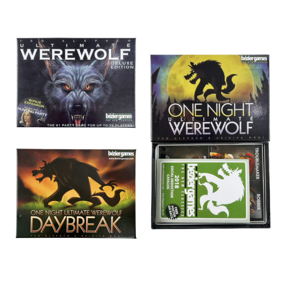 Board Game Catan - One Night Ultimate Werewolf Cards Collection