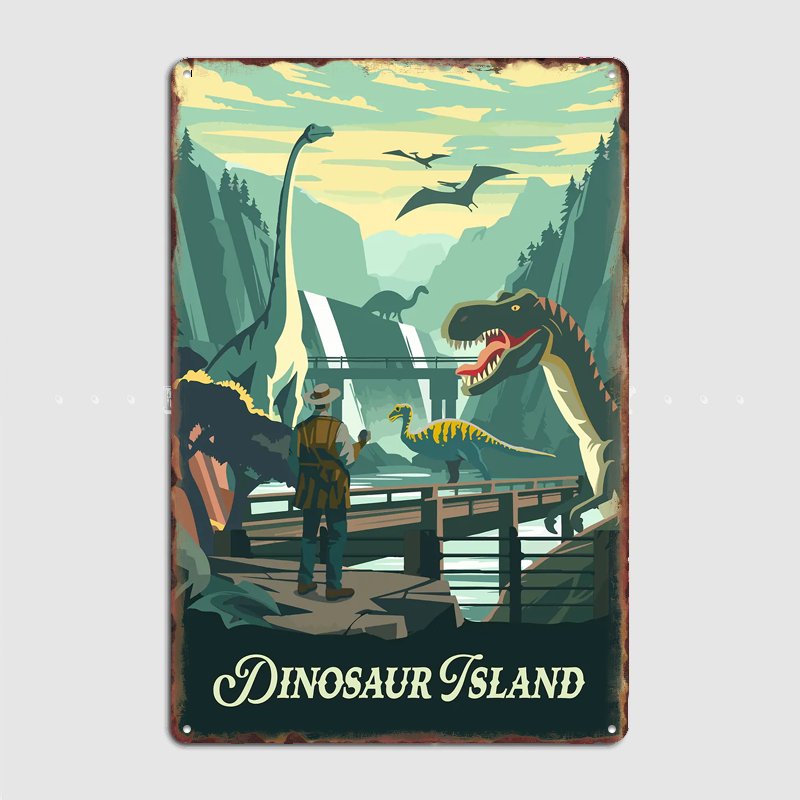Board Game Room - Dinosaur Island Board Game Inspired Poster
