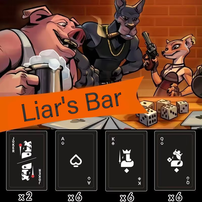 Liars Bar Table Card Game Card - Board Game List บทวิจารณ์และราคา