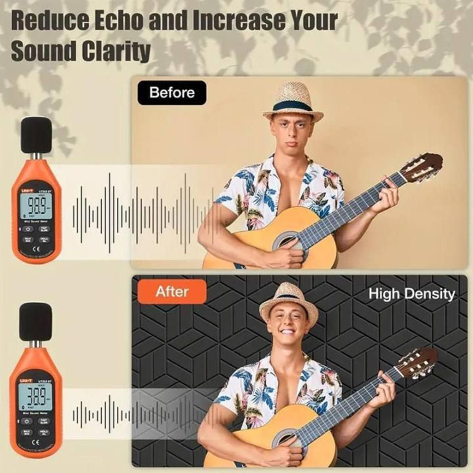 12pc Acoustic Panels Self-Adhe - Board Game Room บทวิจารณ์และราคา