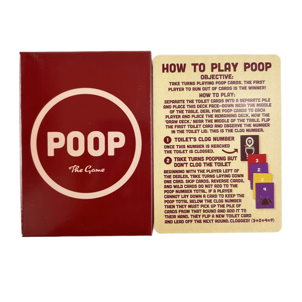 1 PC Poop The Game Cards Board - Board Game Night บทวิจารณ์และราคา
