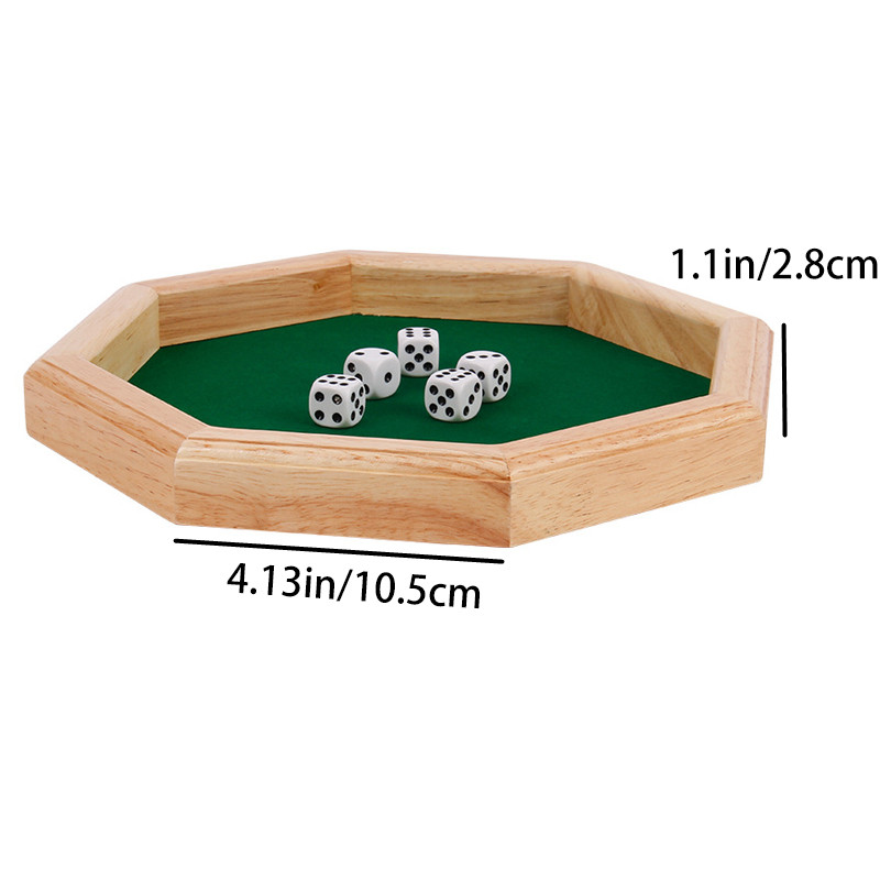 Wooden Octagonal Board Game wi - Board Game Night บทวิจารณ์และราคา