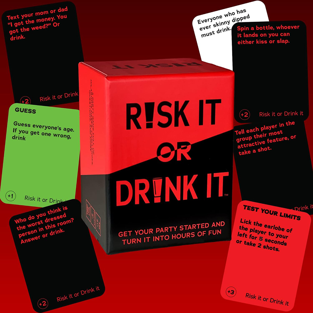 Risk It Or Drink It Fun Party  - Board Game Quiz บทวิจารณ์และราคา