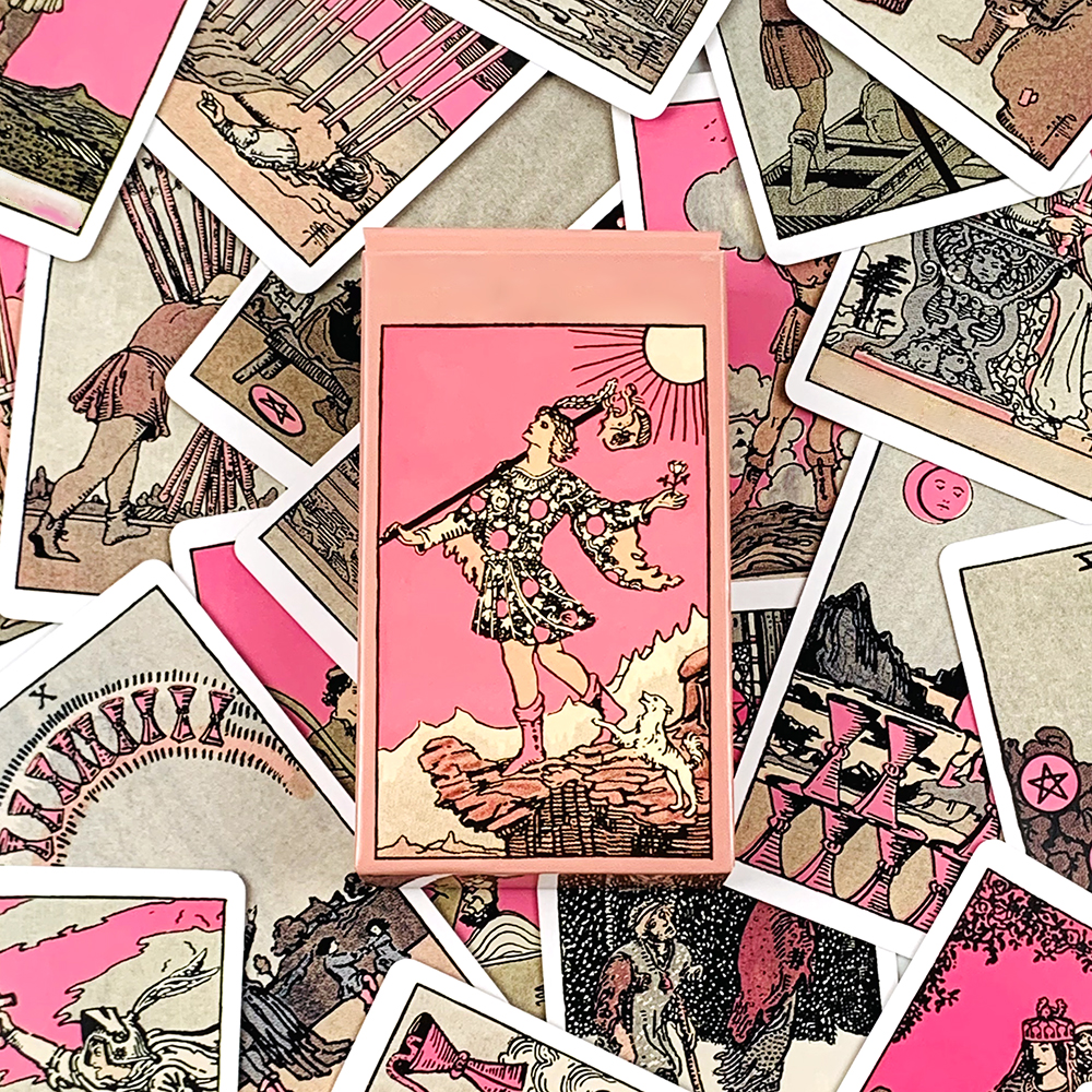 Pink Tarot Cards Game For Begi - Board Game List บทวิจารณ์และราคา