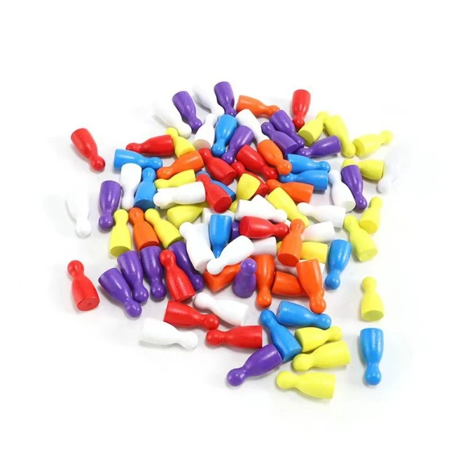 100 Pcs Colorful Wooden Chess  - Board Game Quiz บทวิจารณ์และราคา