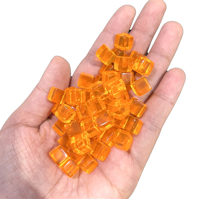 100pcs/set 8mm Clear Cube Dice - Board Game Quiz บทวิจารณ์และราคา