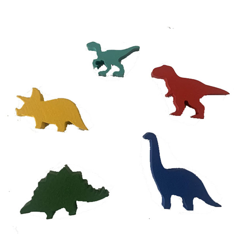 5 Pcs/set Wooden Dinosaur Boar - Board Game Root บทวิจารณ์และราคา