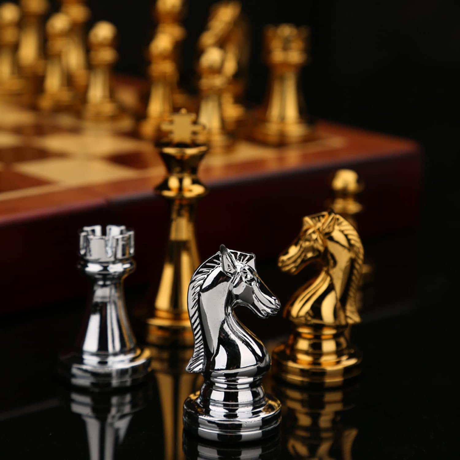 Weighted Metal Chess Pieces 2. - Board Game Queen บทวิจารณ์และราคา