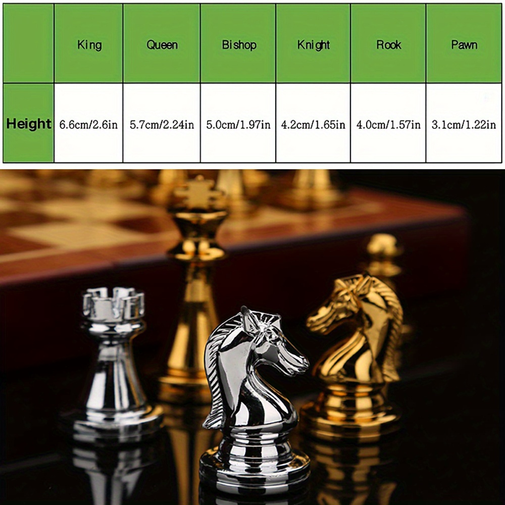 Weighted Metal Chess Pieces 2. - Board Game Queen บทวิจารณ์และราคา