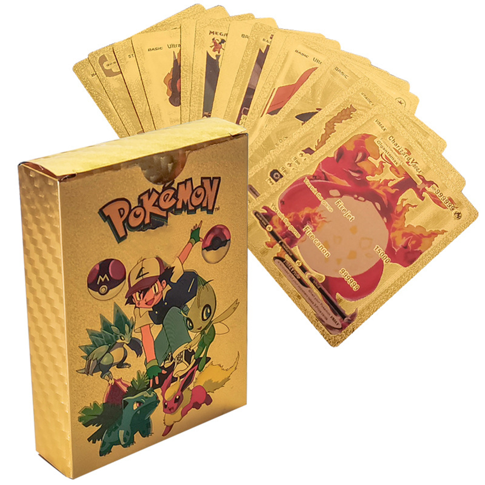 55PCS Pokemon Cards Vmax GX Go - Board Game English บทวิจารณ์และราคา