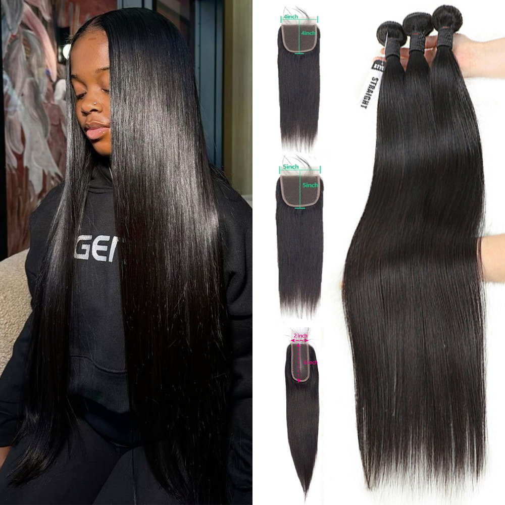 Straight Human Hair Bundles Wi - Board Game Queen บทวิจารณ์และราคา