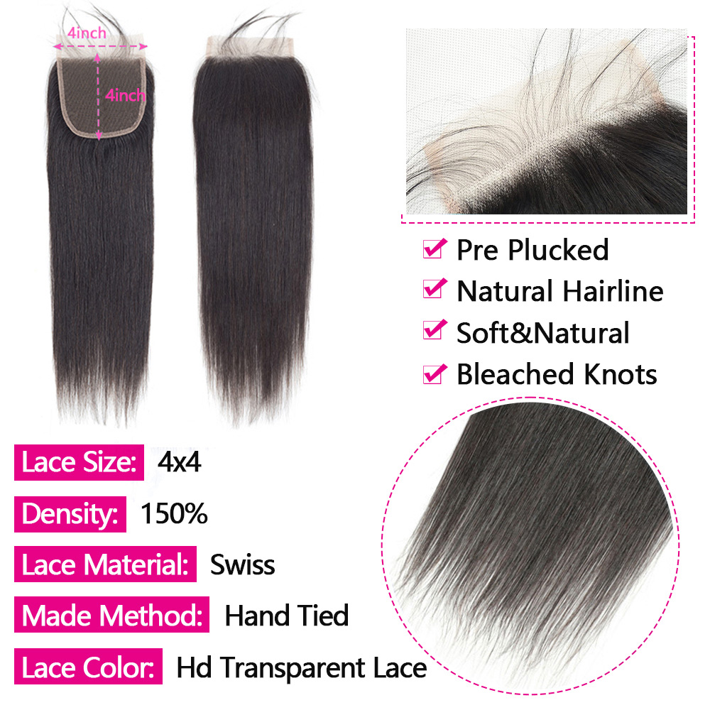 Straight Human Hair Bundles Wi - Board Game Queen บทวิจารณ์และราคา