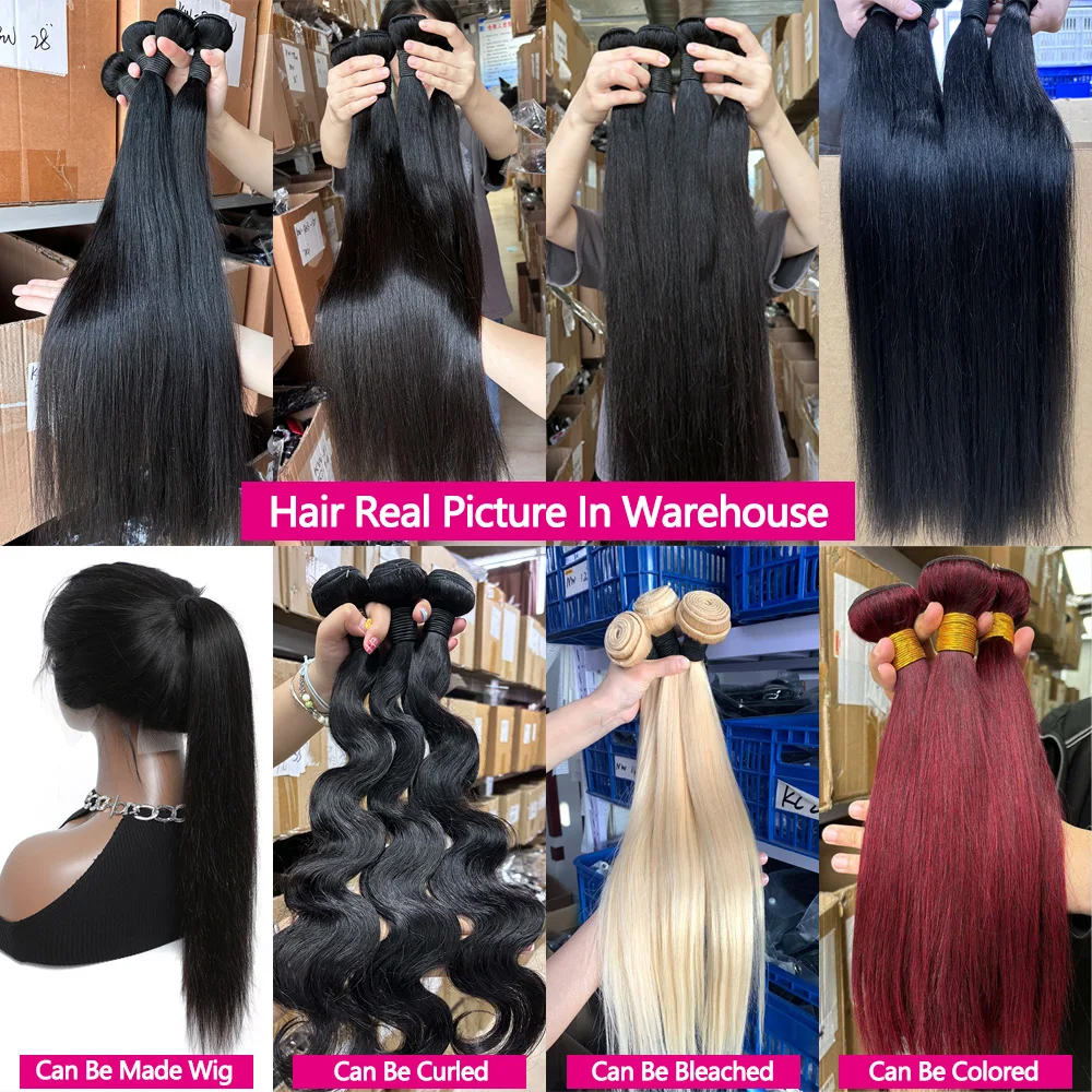 Straight Human Hair Bundles Wi - Board Game Queen บทวิจารณ์และราคา