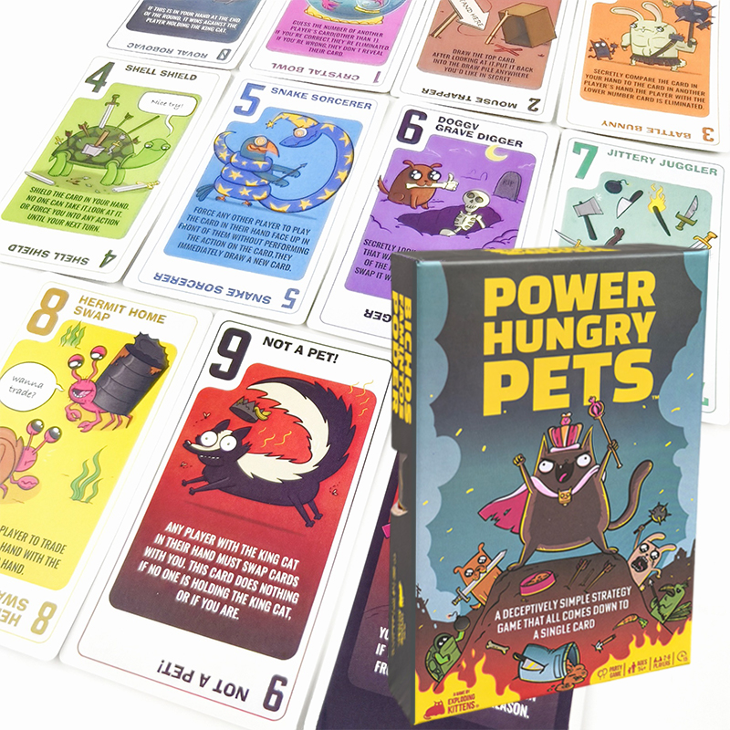 Power Hungry Pets Card Game Bo - Board Game Quiz บทวิจารณ์และราคา
