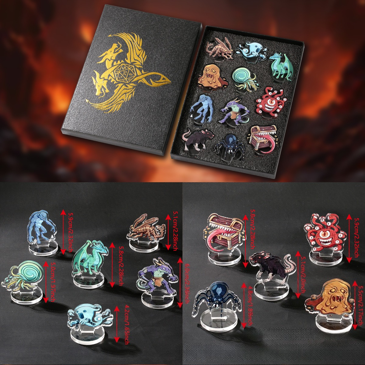 Dungeons & Dragons Acrylic Boa - Board Game Movie บทวิจารณ์และราคา