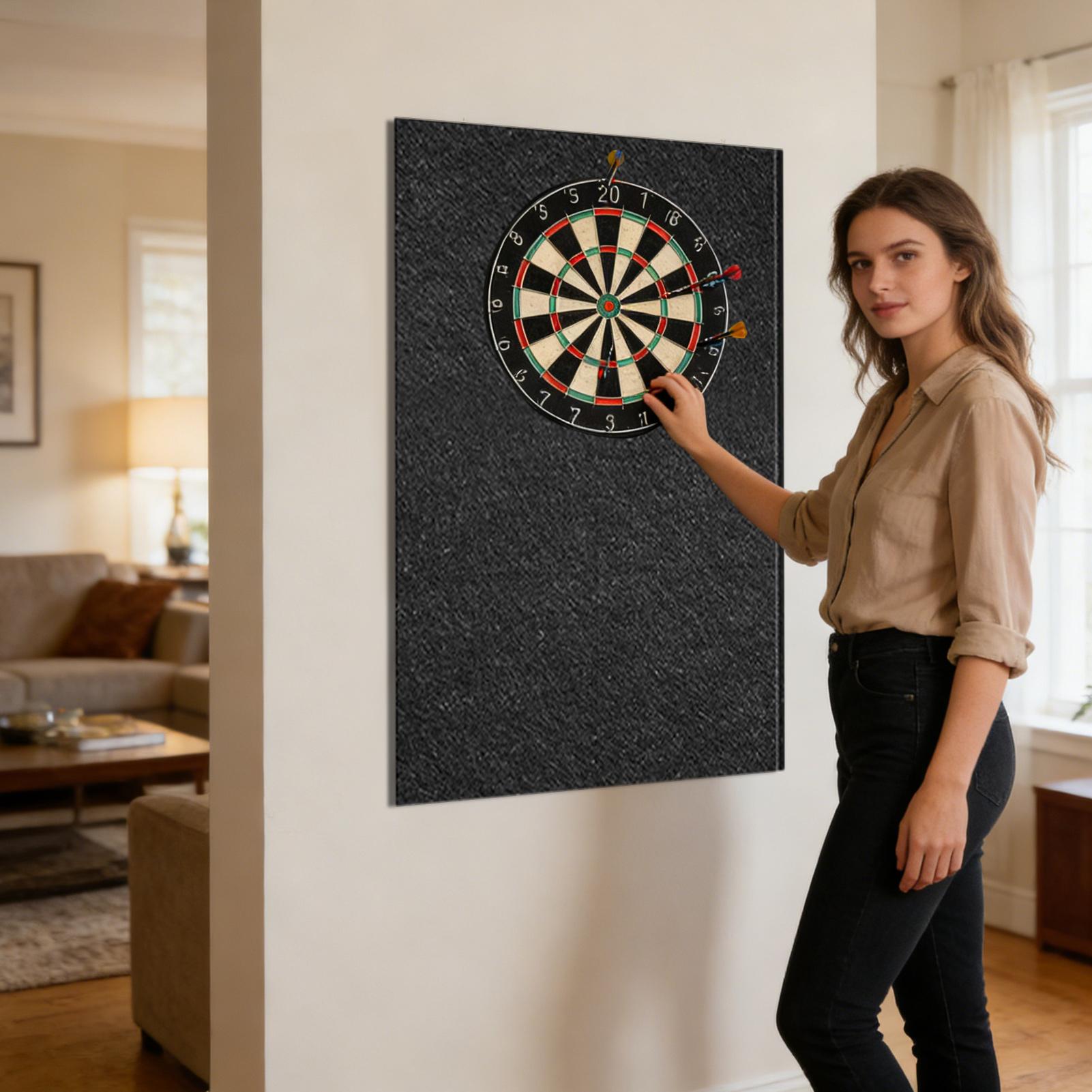 Dart Board Wall Protector Felt - Board Game Room บทวิจารณ์และราคา