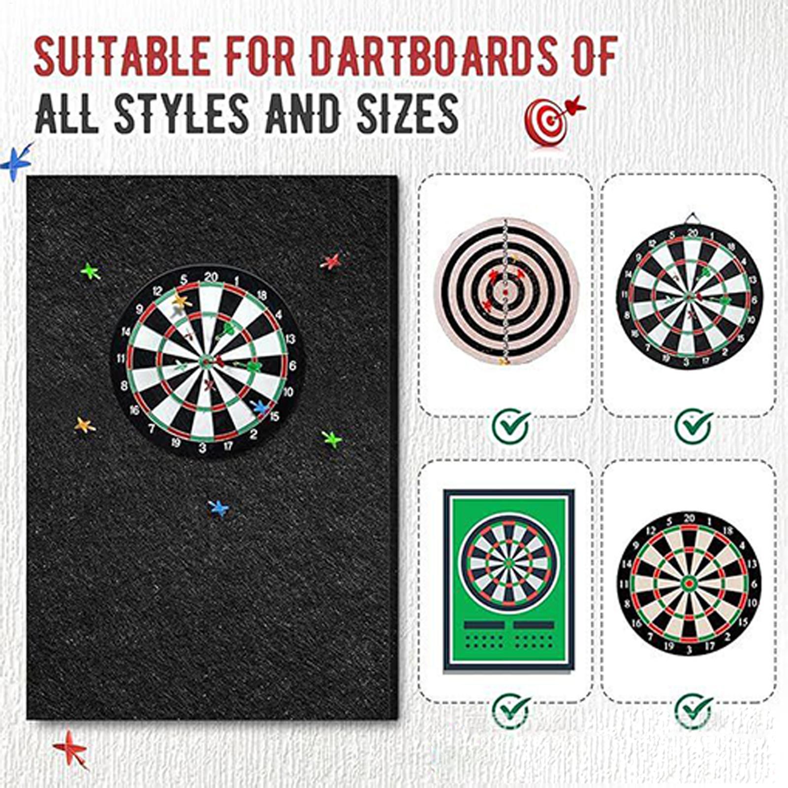 Dart Board Wall Protector Felt - Board Game Room บทวิจารณ์และราคา