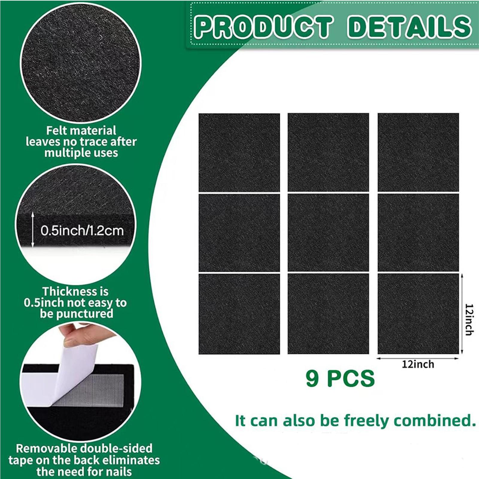 Dart Board Wall Protector Felt - Board Game Room บทวิจารณ์และราคา