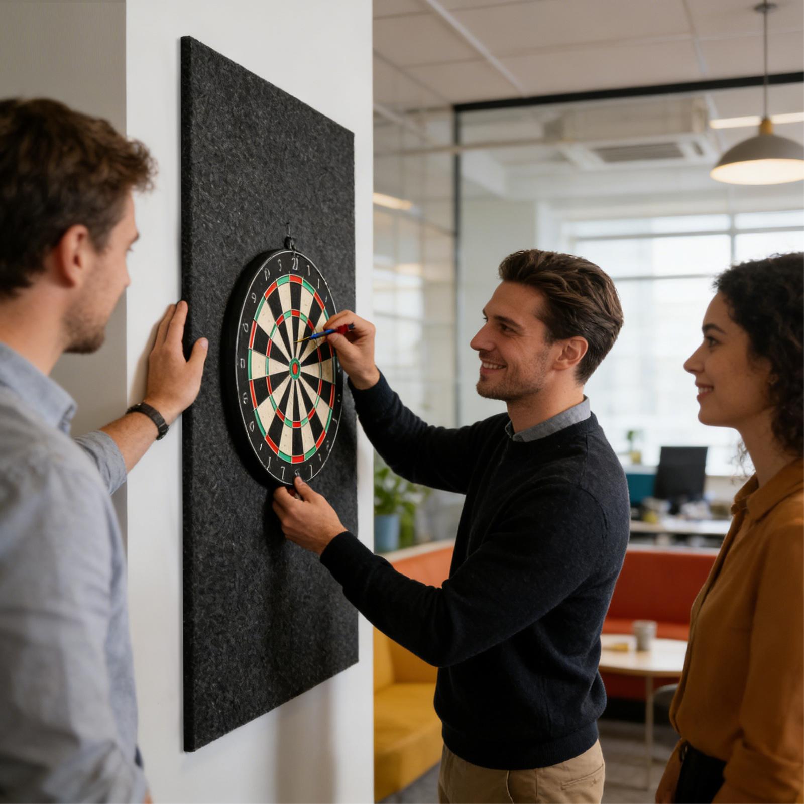Dart Board Wall Protector Felt - Board Game Room บทวิจารณ์และราคา