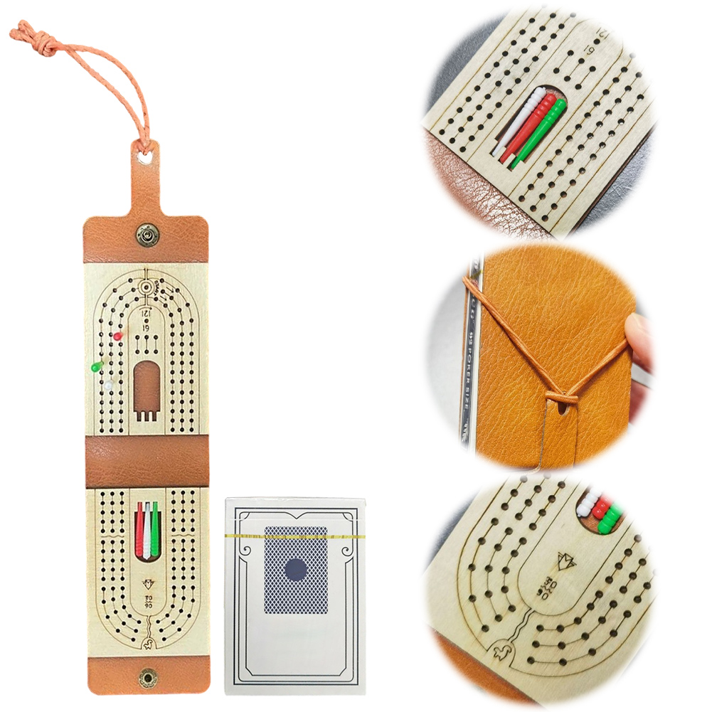 Traditional Wooden Cribbage Bo - Board Game Night บทวิจารณ์และราคา