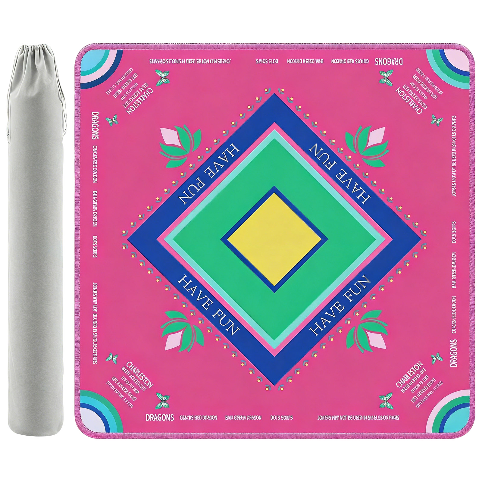  32.4in Mahjong Mat with Carr - Board Game List บทวิจารณ์และราคา