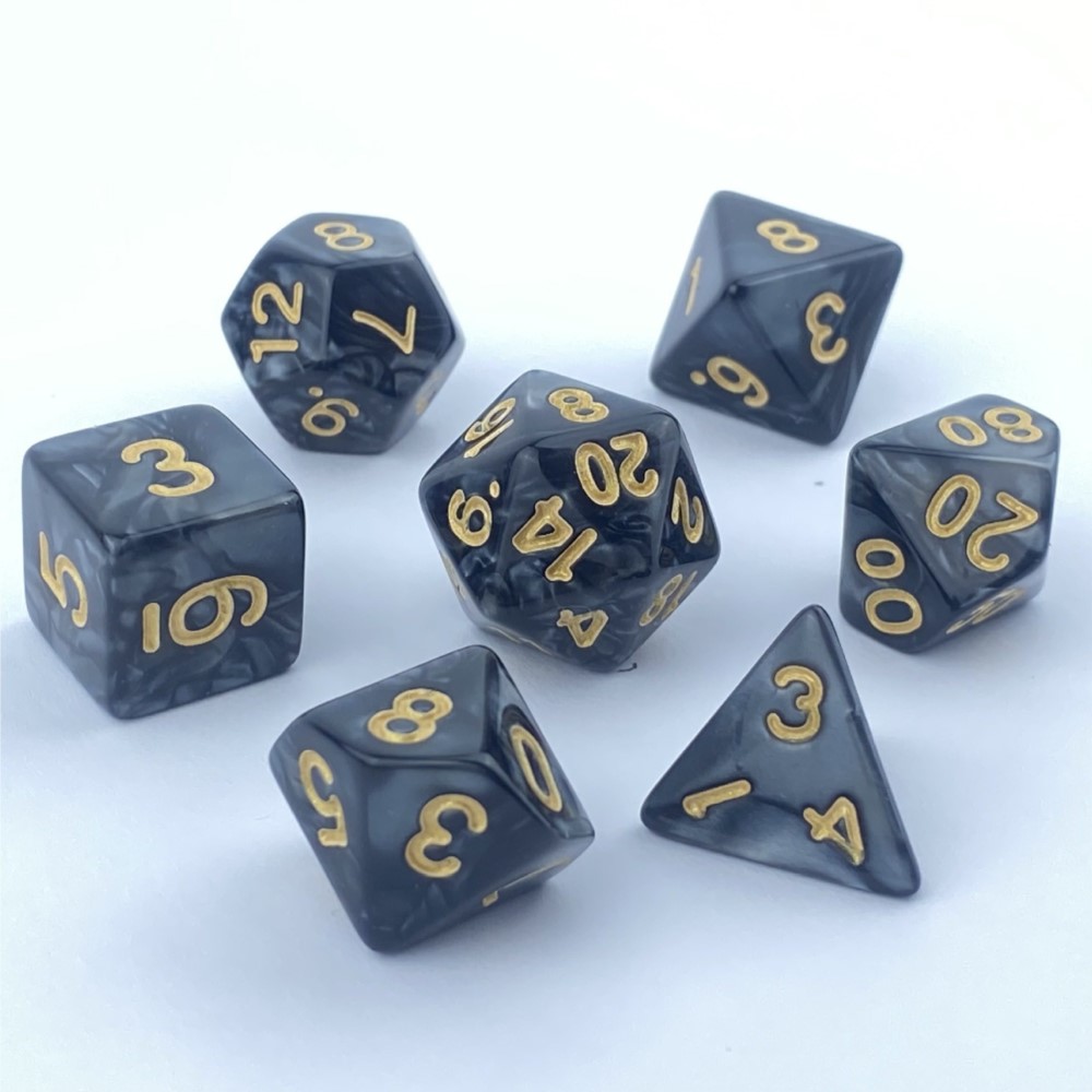 7pcs Dice Set Board Games Roll - Board Game Quiz บทวิจารณ์และราคา