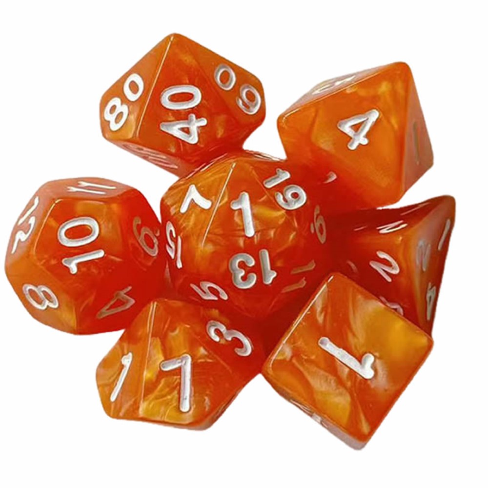 7pcs Dice Set Board Games Roll - Board Game Quiz บทวิจารณ์และราคา