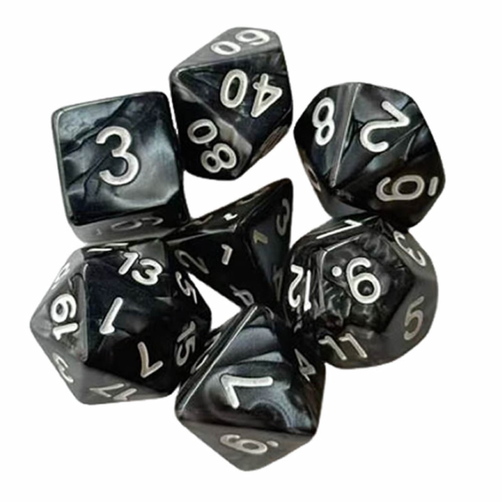 7pcs Dice Set Board Games Roll - Board Game Quiz บทวิจารณ์และราคา