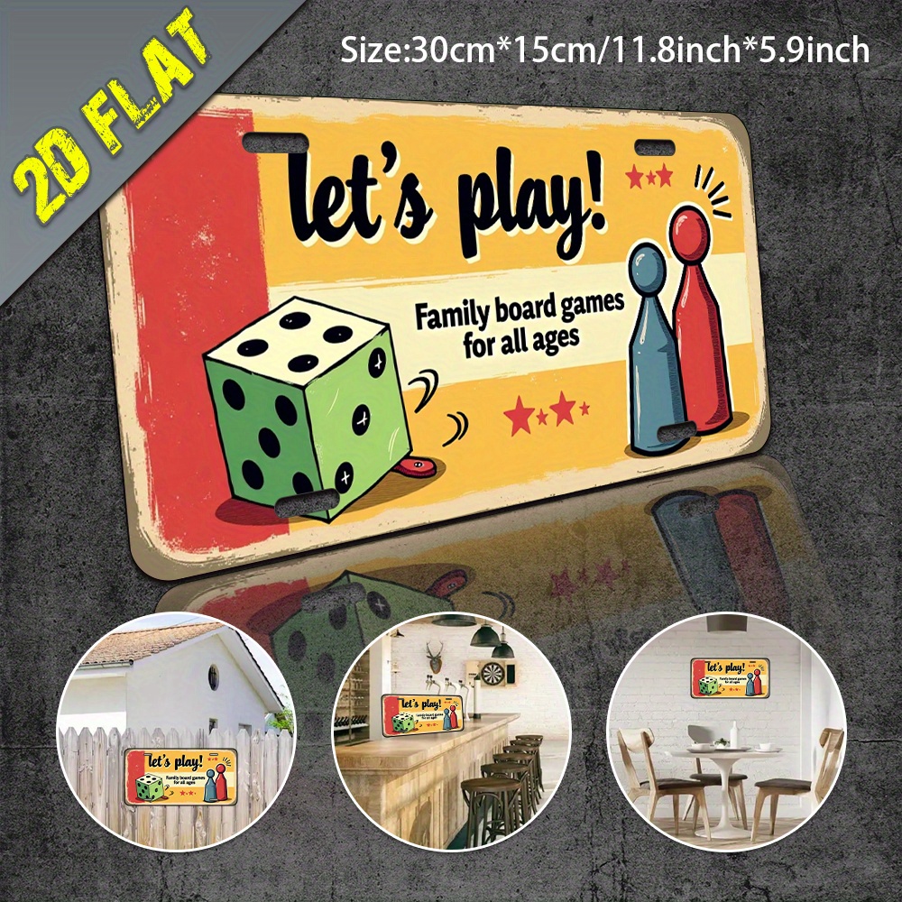 2D Flat, 1pc Aluminum Metal Si - Board Game Cafe บทวิจารณ์และราคา