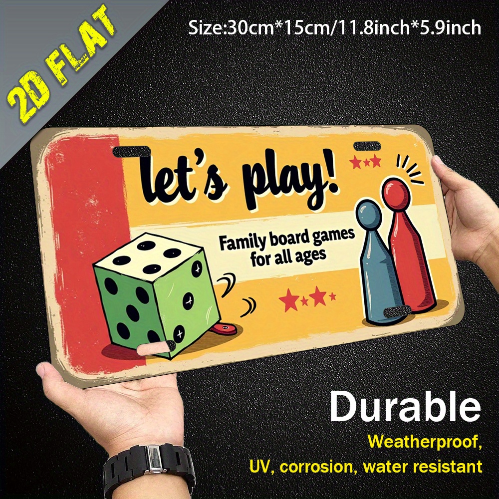 2D Flat, 1pc Aluminum Metal Si - Board Game Cafe บทวิจารณ์และราคา