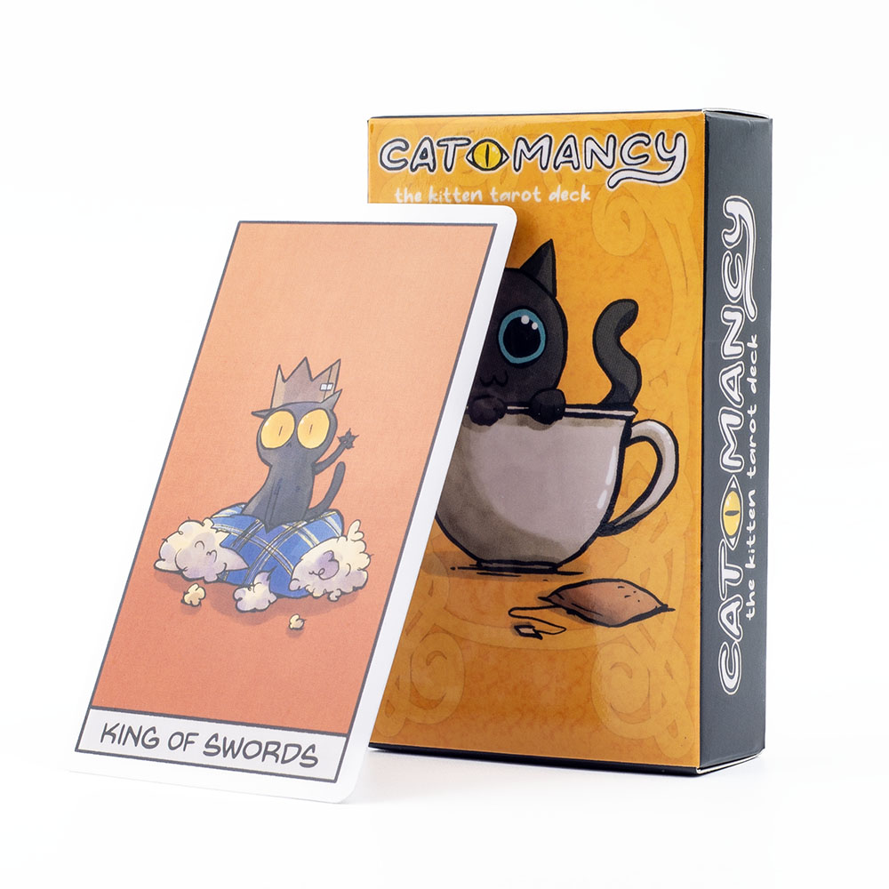 Cat Mancy Kitten Tarot Deck 78 - Board Game For Couple บทวิจารณ์และราคา