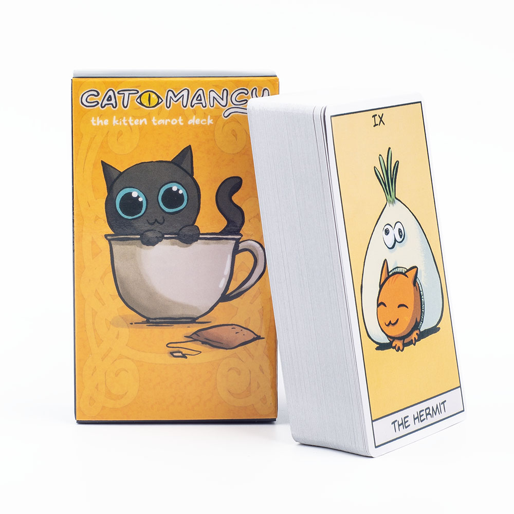 Cat Mancy Kitten Tarot Deck 78 - Board Game For Couple บทวิจารณ์และราคา