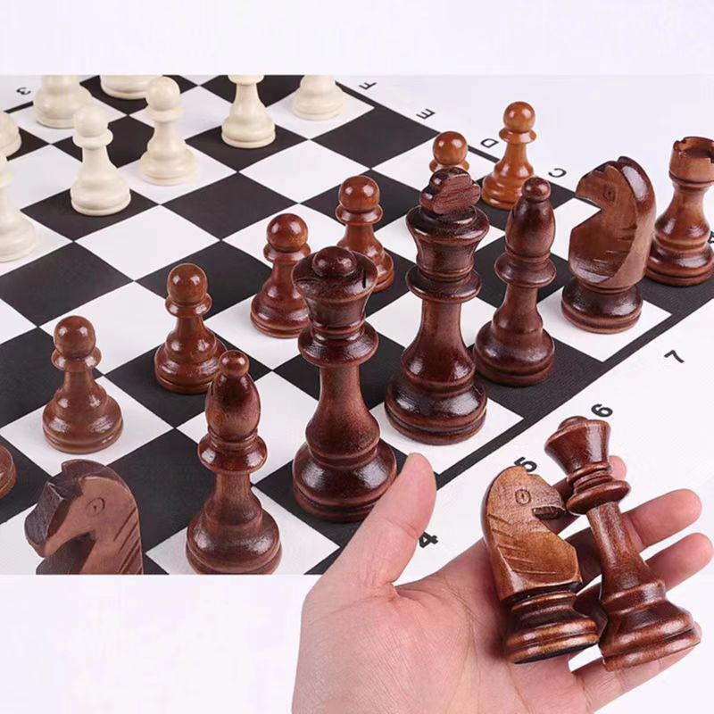 32 Pieces Wooden Chess King He - Board Game Queen บทวิจารณ์และราคา