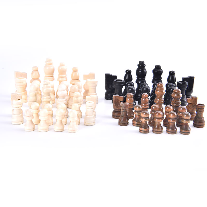 32pcs Wooden Chess Pieces Comp - Board Game Queen บทวิจารณ์และราคา