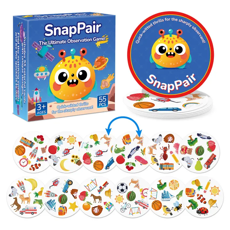 Matching game, includes 55 car - Board Game Quiz บทวิจารณ์และราคา