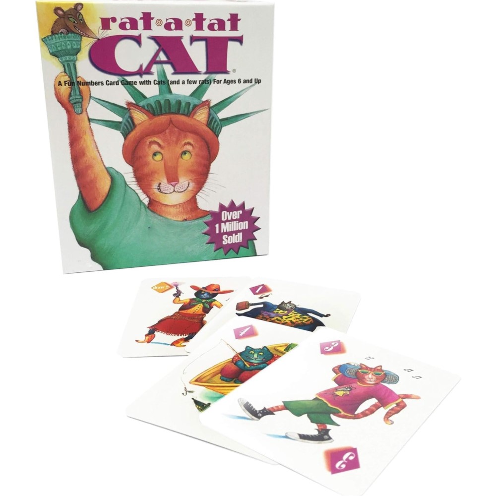 Rat A Tat Cat Fun Numbers Card - Board Game Night บทวิจารณ์และราคา