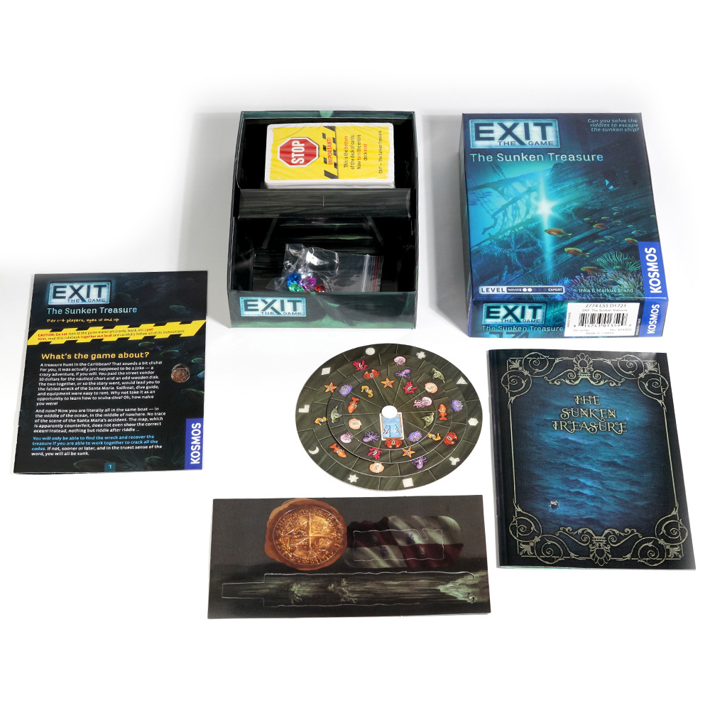 EXIT: The Sunken Treasure - Un - Board Game Room บทวิจารณ์และราคา