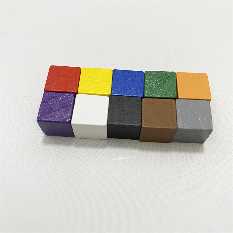 50Pcs/lots 10mm Colorful Wood  - Board Game Quiz บทวิจารณ์และราคา
