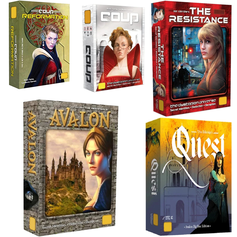 New Board game The Resistance  - Board Game Catan บทวิจารณ์และราคา