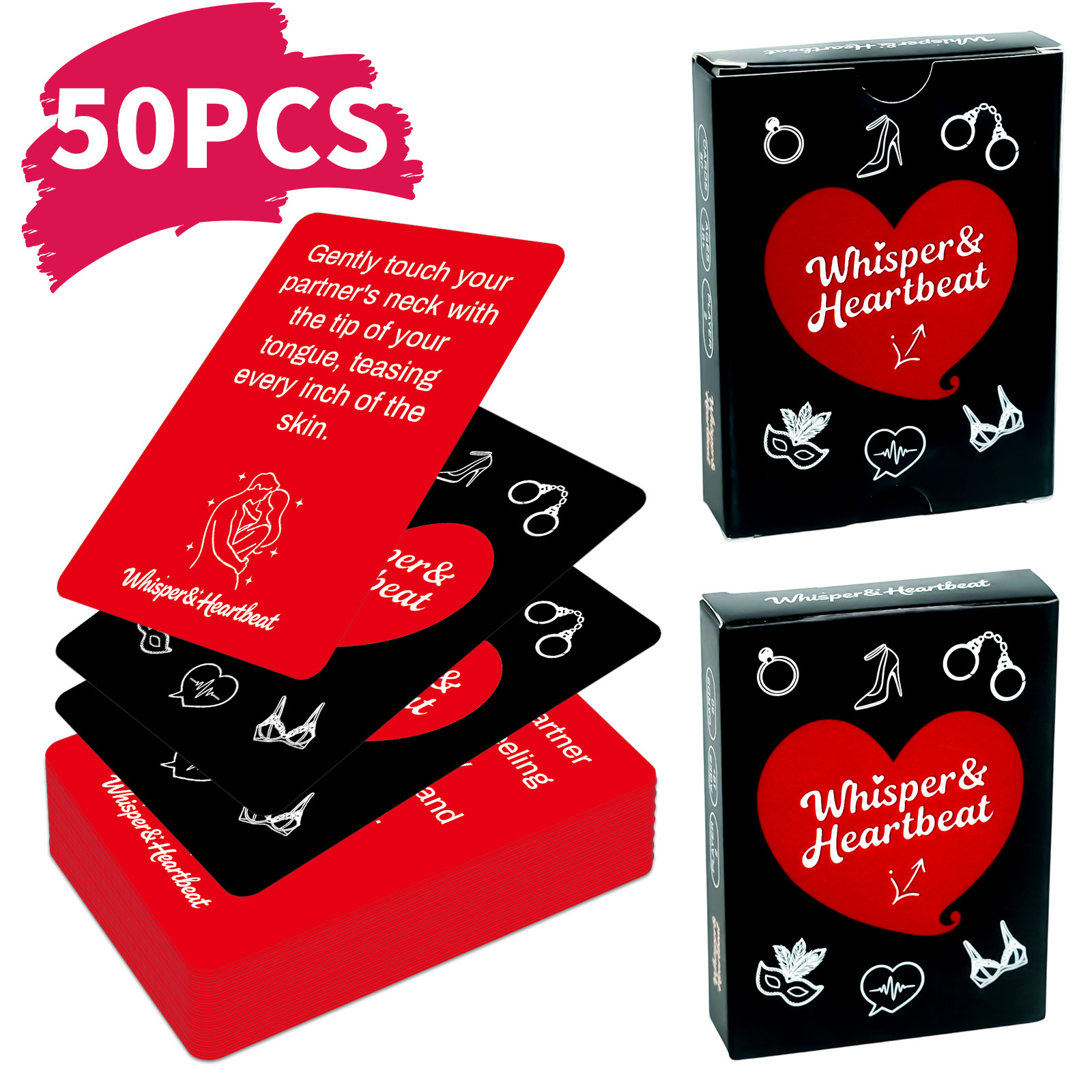 50PCS Card Couples Drinking Ga - Board Game For Couple บทวิจารณ์และราคา