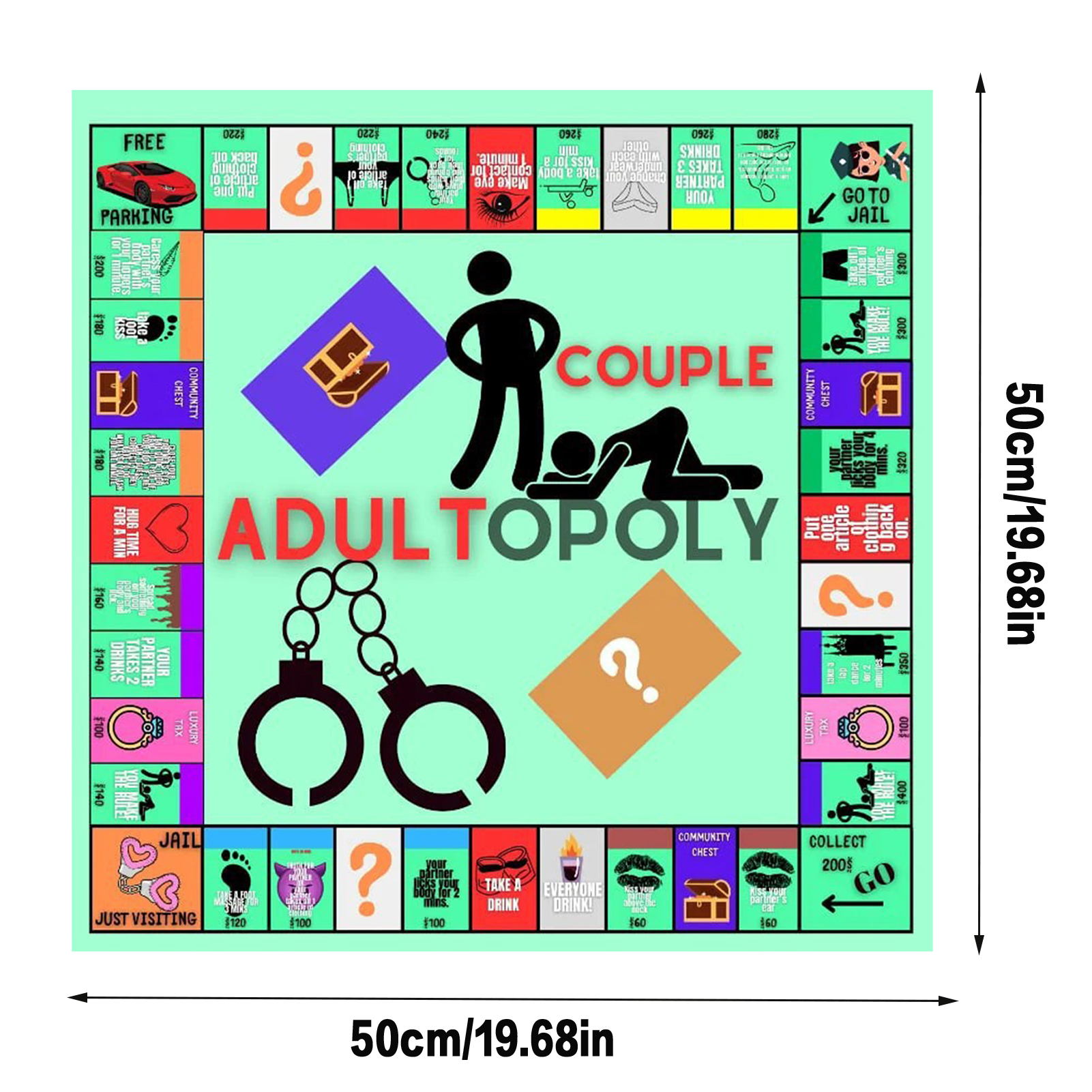 Couple Adult Opoly Board Game  - Board Game For Couple บทวิจารณ์และราคา