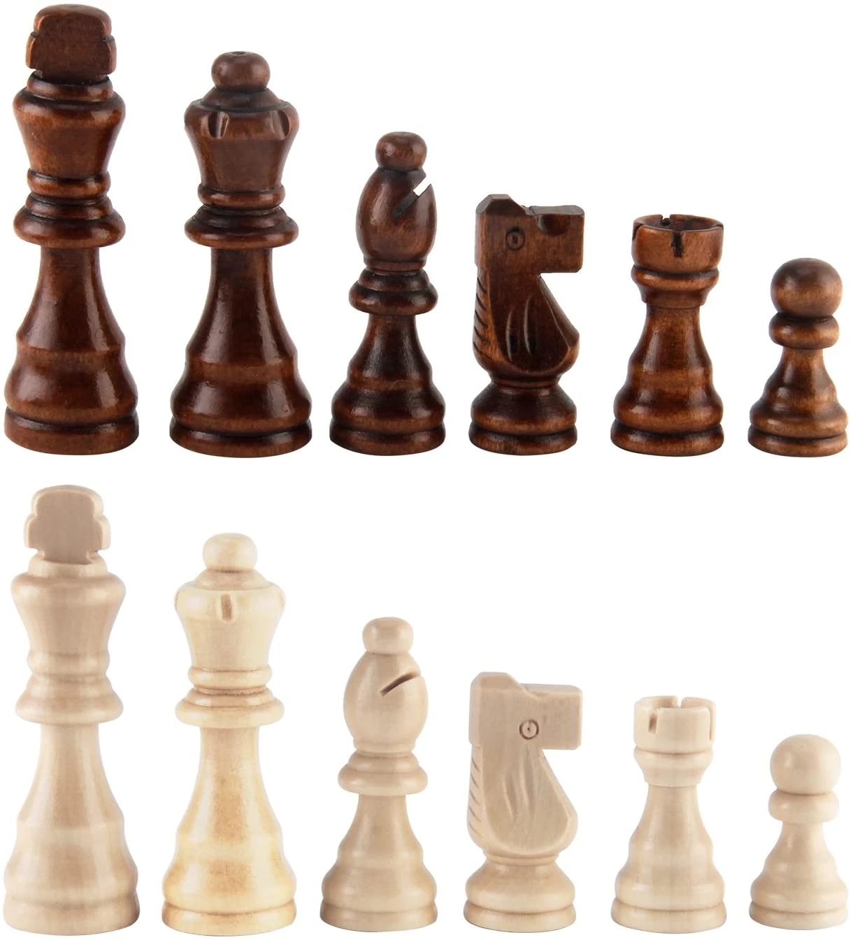 32 Pieses Wooden Chess Standar - Board Game Queen บทวิจารณ์และราคา