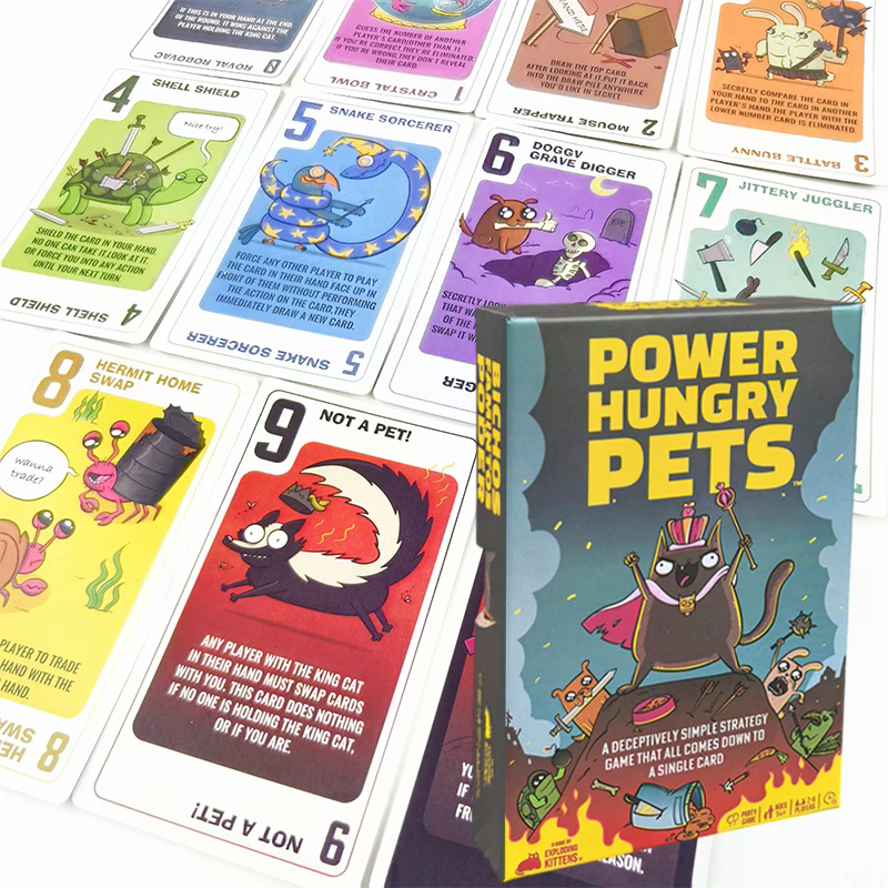 Power Hungry Pets Card Game Fa - Board Game Quiz บทวิจารณ์และราคา