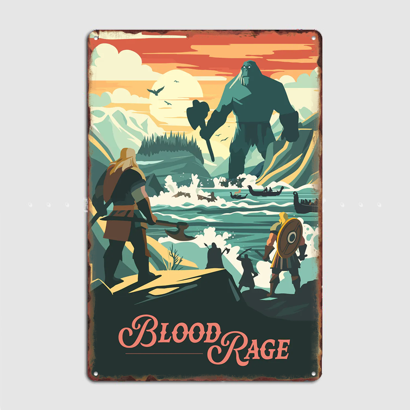 Blood Rage Board Game Inspired - Board Game Room บทวิจารณ์และราคา