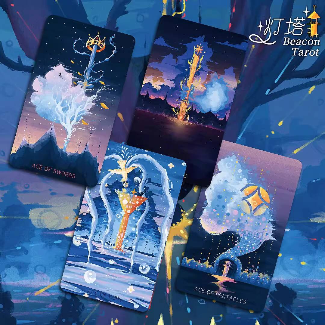 New Lighthouse Tarot Cards Aes - Board Game Queen บทวิจารณ์และราคา