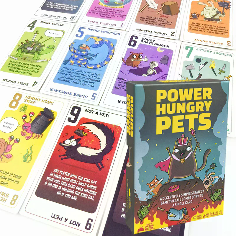 Power Hungry Pets Card Game Fa - Board Game Quiz บทวิจารณ์และราคา